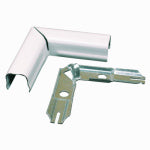 WIREMOLD COMPANY Flat Elbow, Metal, White ELECTRICAL WIREMOLD COMPANY