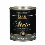 ZAR ZAR 50912 Interior Stain, Blue Moon, Liquid, 1 qt PAINT ZAR   