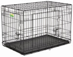 MIDWEST AIR TECH/IMPORT Dog Training Crate, 2 Doors, 36-In. PET & WILDLIFE SUPPLIES MIDWEST AIR TECH/IMPORT   