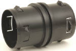 ADVANCED DRAINAGE SYSTEMS Poly Internal Drain Tube Coupling, 4 In.