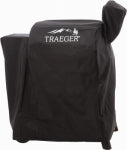 TRAEGER Traeger Pro 575 BAC503 Full Length Grill Cover, 23-1/2 in W, 35.12 in D, 42 in H, Polyester, Black OUTDOOR LIVING & POWER EQUIPMENT TRAEGER