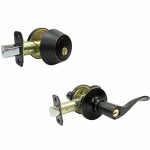 TAIWAN FU HSING INDUSTRIAL CO Bergamo Combination Lever Lockset, Aged Bronze HARDWARE & FARM SUPPLIES TAIWAN FU HSING INDUSTRIAL CO