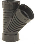 ADVANCED DRAINAGE SYSTEMS Poly Snap Drain Tube Wye, 4 In.
