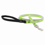 LUPINE INC Dog Leash, Reflective Green Diamond Pattern, 1/2-In. x 6-Ft.