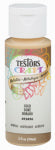 TESTORS Testors 292496A Acrylic Craft Paint, Metallic, Gold, 2 oz, Bottle PAINT TESTORS   