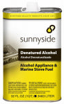 SUNNYSIDE CORPORATION Denatured Alcohol Solvent, 1-Qt. PAINT SUNNYSIDE CORPORATION   