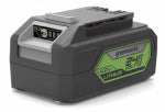 GREENWORKS TOOLS Lithium Ion Battery, 4-Amp, 24-Volt OUTDOOR LIVING & POWER EQUIPMENT GREENWORKS TOOLS