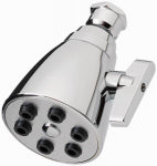 HOMEWERKS WORLDWIDE LLC-IMPORT Shower Head, Fixed Mount, 6-Spray, Chrome PLUMBING, HEATING & VENTILATION HOMEWERKS WORLDWIDE LLC-IMPORT