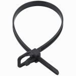 NETCONNEX, LLC EveryTie Releasable/Reusable Cable Ties, Black, 8 In., 20-Pk. ELECTRICAL NETCONNEX, LLC