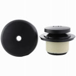 DANCO COMPANY Touch-Toe Tub Drain Trim Kit with Overflow, Matte Black PLUMBING, HEATING & VENTILATION DANCO COMPANY