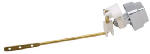 PLUMB SHOP DIV BRASSCRAFT Push-Button Toilet Flush Lever, Side-Mount, Chrome Finish PLUMBING, HEATING & VENTILATION PLUMB SHOP DIV BRASSCRAFT