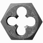 CENTURY DRILL & TOOL CO INC Hexagon Pipe Die, 1/8-27 National Pipe Thread, 1-In. TOOLS CENTURY DRILL & TOOL CO INC