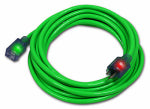 CENTURY WIRE & CABLE Pro Glo Extension Cord, Green, 12/3, 50-Ft. ELECTRICAL CENTURY WIRE & CABLE   