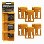 METALMARK INDUSTRIAL INC Battery Mounts Compatible with DeWalt 20V/60V Batteries, 6-Pk. TOOLS METALMARK INDUSTRIAL INC