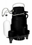 PENTAIR WATER Sump Pump, Cast Iron, 2-Pole Float Switch, 1/2-HP PLUMBING, HEATING & VENTILATION PENTAIR WATER