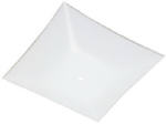WESTINGHOUSE LIGHTING CORP Light Cover, Square White, 12-In. ELECTRICAL WESTINGHOUSE LIGHTING CORP   