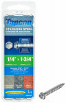 ITW BRANDS Concrete Anchors, Stainless Steel, Hex Head, 1/4 x 1-3/4 In., 8-Pk. HARDWARE & FARM SUPPLIES ITW BRANDS
