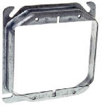 RACO INCORPORATED Outlet Box Cover, Double, Square, 1/4 In. Rise, 4 In. ELECTRICAL RACO INCORPORATED