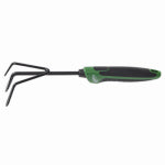 WOODLAND TOOLS-IMPORT Garden Cultivator, Black Carbon Steel Blade, Ergo Handle