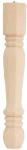 WADDELL MANUFACTURING Traditional Pine Table Leg, 6 In. HARDWARE & FARM SUPPLIES WADDELL MANUFACTURING