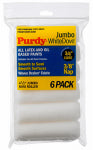 PURDY CORPORATION Jumbo Mini Paint Roller Cover, White Dove, 4-1/2 x 3/8-In., 6-Pk.