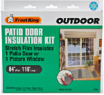 THERMWELL Outdoor Patio Door Insulation Kit, 84 x 110-In. HARDWARE & FARM SUPPLIES THERMWELL