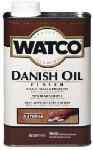 WATCO Watco 242218 Danish Oil, Natural, Liquid, 1 qt, Can PAINT WATCO   