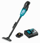 MAKITA Makita XLC02R1B Cordless Vacuum Kit, 1.3 pt Vacuum, 18 V Battery, Lithium-Ion Battery, 2 Ah TOOLS MAKITA   