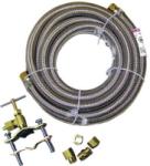 HOMEWERKS WORLDWIDE LLC Stainless-Steel Ice Maker Kit, 1/4 x 1/4 In. x 10 Ft. PLUMBING, HEATING & VENTILATION HOMEWERKS WORLDWIDE LLC