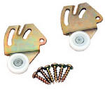 L E JOHNSON Bypass Door Hanger, 7/8-In. Wheel, 1/16-In. Offset HARDWARE & FARM SUPPLIES L E JOHNSON