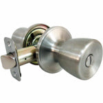 TAIWAN FU HSING INDUSTRIAL CO Tulip-Style Knob Privacy Lockset, Stainless Steel HARDWARE & FARM SUPPLIES TAIWAN FU HSING INDUSTRIAL CO