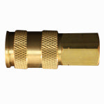 MILTON INDUSTRIES Compression Coupler, V-Style, Female, 1/4 In. NPT