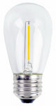 GLOBE ELECTRIC LED Bulb, Amber, 55 Lumens, 1-Watts, 2-Pk. ELECTRICAL GLOBE ELECTRIC