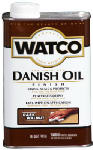 WATCO Watco 242220 Danish Oil, Dark Walnut, Liquid, 1 qt, Can PAINT WATCO   