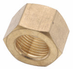 ANDERSON METALS CORP Brass Compression Nut, Lead Free, 3/8 In., 3-Pk.