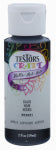 TESTORS Testors 292421A Acrylic Craft Paint, Matte, Black, 2 oz, Bottle PAINT TESTORS   