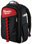 MILWAUKEE Milwaukee 48-22-8202 Backpack, 11.8 in W, 7.87 in D, 19.6 in H, 22-Pocket, Black/Red TOOLS MILWAUKEE   