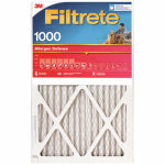 3M COMPANY Allergen Defense Red Micro Pleated Air Filter, 3 Months, Single Pack, 18x20x1-In. PLUMBING, HEATING & VENTILATION 3M COMPANY