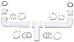 PLUMB SHOP DIV BRASSCRAFT Plastic 2-Bowl Center Outlet Drain PLUMBING, HEATING & VENTILATION PLUMB SHOP DIV BRASSCRAFT