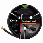 TEKNOR-APEX COMPANY Rubber Garden Hose, Black, 5/8-In. x 100-Ft.