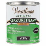 VARATHANE Rust-Oleum 242180H Outdoor Clear Oil Paint, Gloss, Liquid, Clear, 1 qt, Can PAINT VARATHANE   