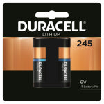 DURACELL DISTRIBUTING NC Lithium Photo Battery, Size 245, 6-Volt ELECTRICAL DURACELL DISTRIBUTING NC