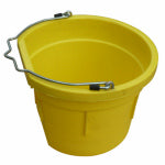 QINGDAO HUATIAN HAND TRUCK Utility Bucket, Flat Sided, Yellow Resin, 8-Qts. HARDWARE & FARM SUPPLIES QINGDAO HUATIAN HAND TRUCK