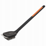 MR BAR B Q PRODUCTS LLC Grill Brush with Scraper, Stainless Steel Bristles, 18 In. Handle OUTDOOR LIVING & POWER EQUIPMENT MR BAR B Q PRODUCTS LLC