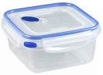 STERILITE Ultra-Seal Food Container, Square, Clear/Blue, 5.7-Cups HOUSEWARES STERILITE   