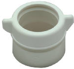 PLUMB SHOP DIV BRASSCRAFT Plastic Drain Pipe Adapter, White Plastic PLUMBING, HEATING & VENTILATION PLUMB SHOP DIV BRASSCRAFT