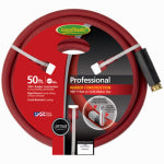 TEKNOR-APEX COMPANY Professional Hot Water Rubber Hose, Red, 5/8 In. x 50 Ft.
