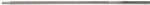 NICHOLSON Crescent Nicholson 01590 Chainsaw File, Knurl Cut, 1/8 in Dia x 6 in L Dimensions, Round TOOLS NICHOLSON