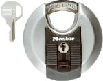 MASTER LOCK CO Magnum Disc Lock Keyed Padlock, 3-1/8 In., 80mm HARDWARE & FARM SUPPLIES MASTER LOCK CO