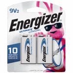 ENERGIZER Lithium 9-Volt (9V) Batteries, 2 Pack ELECTRICAL ENERGIZER